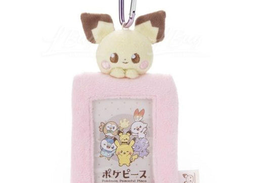 Load image into Gallery viewer, Takara Tomy Arts PS Pokemon Plush - Pokepeace Plush Card Case Pichu
