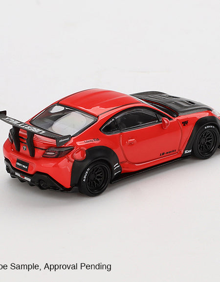 Mini GT #885 1/64 Toyota GR86 LB Nation Red LHD Diecast Model Car