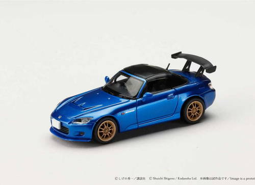 Load image into Gallery viewer, (Pre-order) Hobby JAPAN 1/64 Honda S2000 Initial D Joshima VS Fujiwara Blue
