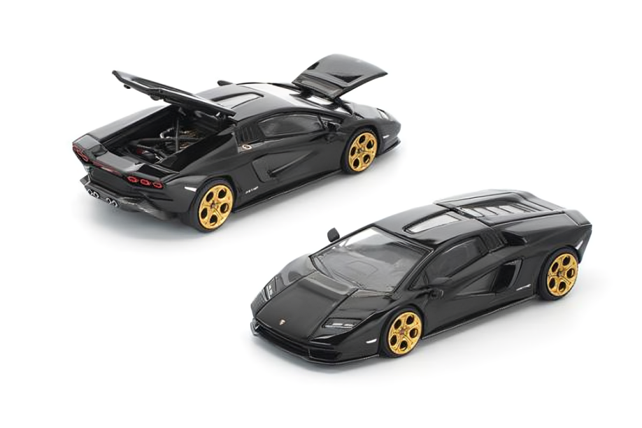 (Pre-order) POPRACE 1/64 LAMBORGHINI COUNTACH LPI 800-4 DEEP BLACK Model Car