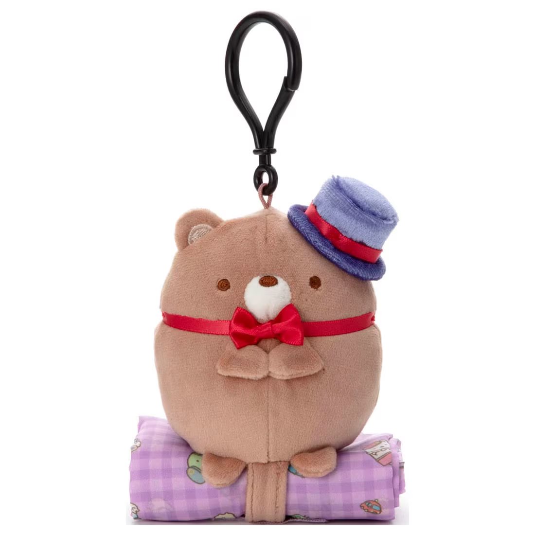 Takara Tomy Sumikko Gurashi Soft Plush Shopping Bag Kuma the Factory Manager