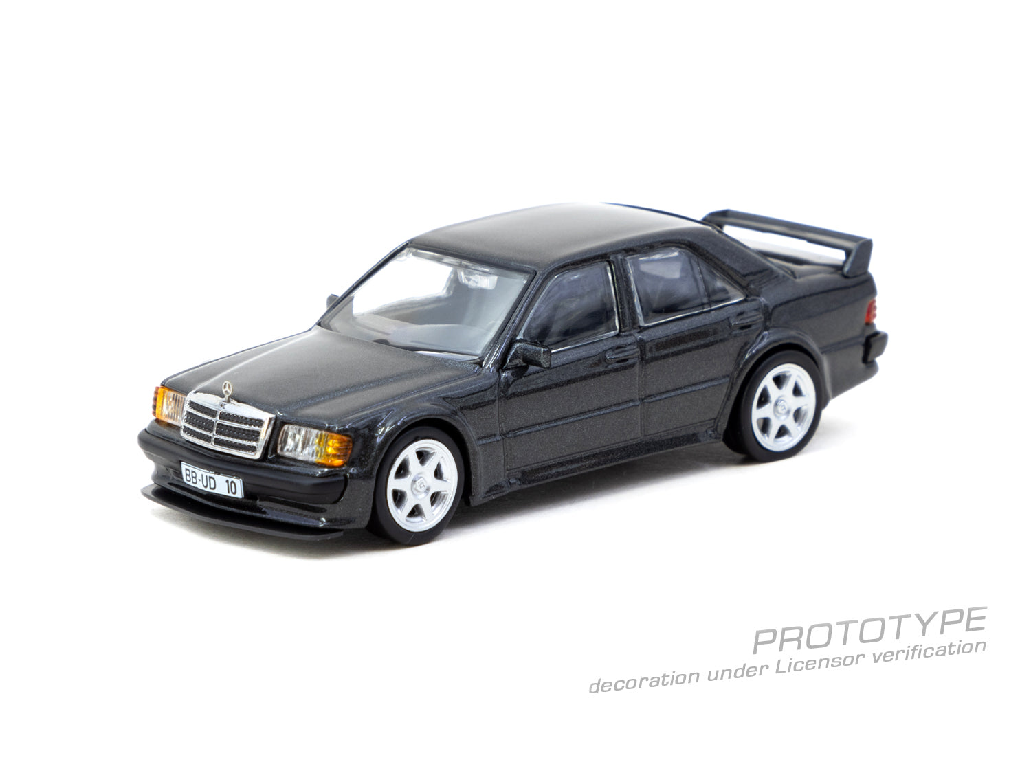 Tarmac Works 1/64 Mercedes-Benz 190 E 2.5-16 EVO 1 BlueBlack metallic