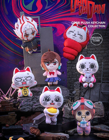 Hot Toys Dandadan - Dandadan Cosbi Plush Keychain Collection (Full set of 6)