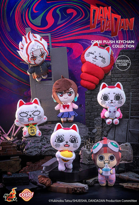 Hot Toys Dandadan - Dandadan Cosbi Plush Keychain Collection (Full set of 6)