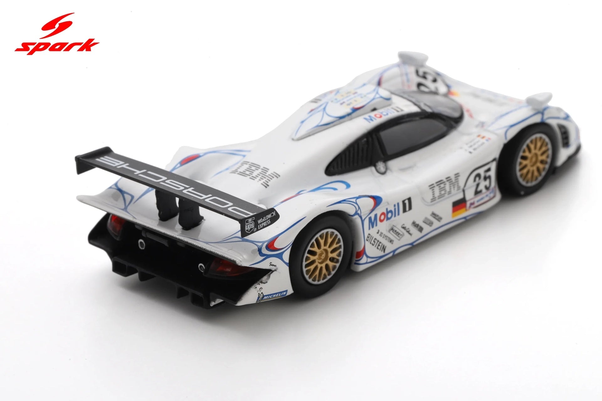 (Pre-order) Spark Porsche 911 GT1 No.25 2nd Le Mans 24H 1998 Diecast Model Car