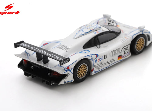 Load image into Gallery viewer, (Pre-order) Spark Porsche 911 GT1 No.25 2nd Le Mans 24H 1998 Diecast Model Car
