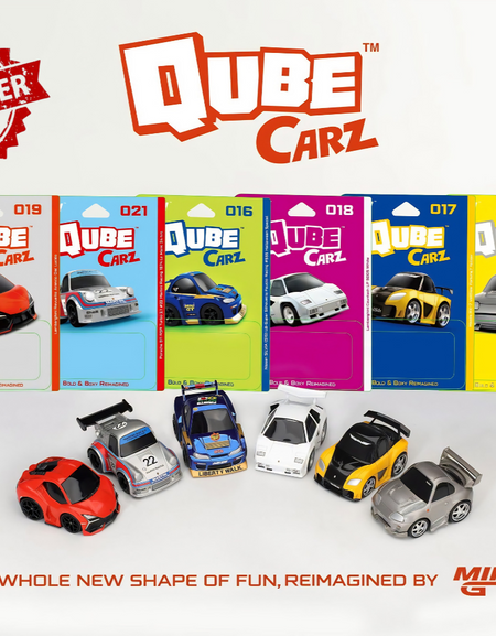 (Pre-order) Mini GT QubeCarz Series 4 #016-021 Full Set of 6 Model Car Set