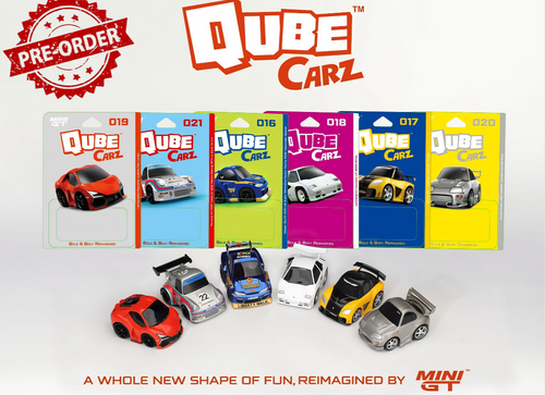 Load image into Gallery viewer, (Pre-order) Mini GT QubeCarz Series 4 #016-021 Full Set of 6 Model Car Set

