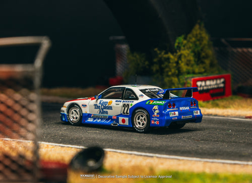 Load image into Gallery viewer, Tarmac Works 1/64 Nissan NISMO GT-R LM 24h of Le Mans 1995 Model
