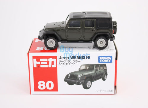 Load image into Gallery viewer, Takara Tomica Tomy #80 Jeep WRANGLER Black Scale 1/65 Diecast Toy Car
