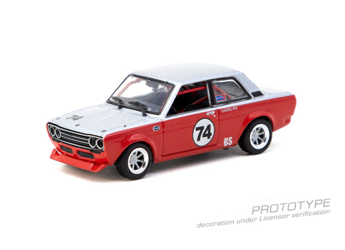 Load image into Gallery viewer, Tarmac Works 1/64 Datsun 510 Trans-Am B-Sedan 2.5 Challenge 2023
