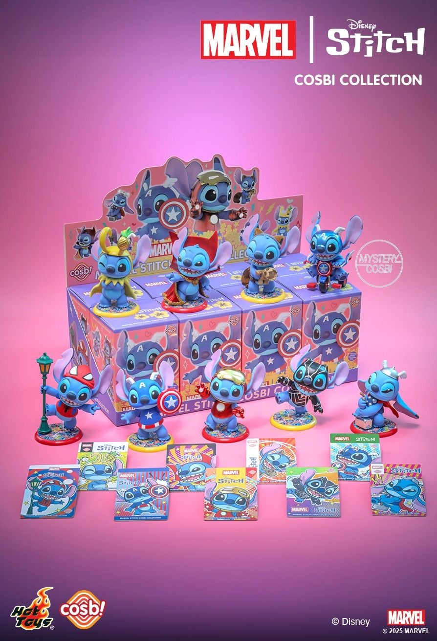 Hot Toys Marvel Stitch Cosbi Collection Bobble-Head Collection (Set of 8)