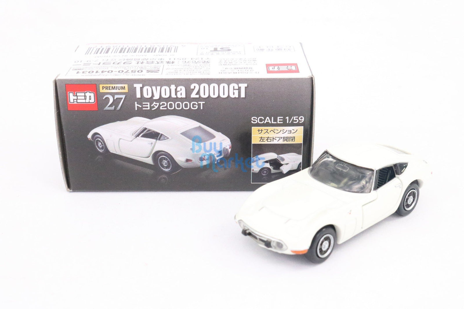 Takara Tomy Tomica Premium No. 27 Toyota 2000GT Diecast Car Toy Collection New