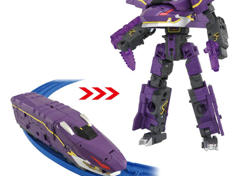 Load image into Gallery viewer, Takara Tomy Plarail Shinkansen Deformation Robot SHINKALION Phantom Kai Figure
