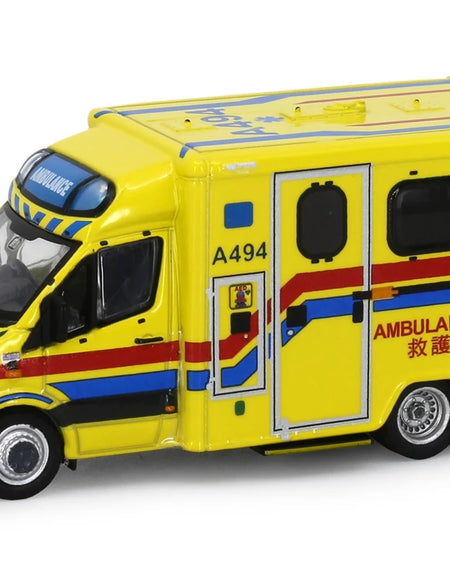 Tiny City Die-cast Model Car - MERCEDES-BENZ Sprinter FL HKFSD Ambulance (A294)