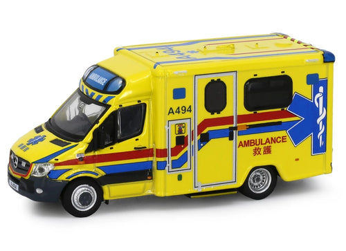 Load image into Gallery viewer, Tiny City Die-cast Model Car - MERCEDES-BENZ Sprinter FL HKFSD Ambulance (A294)

