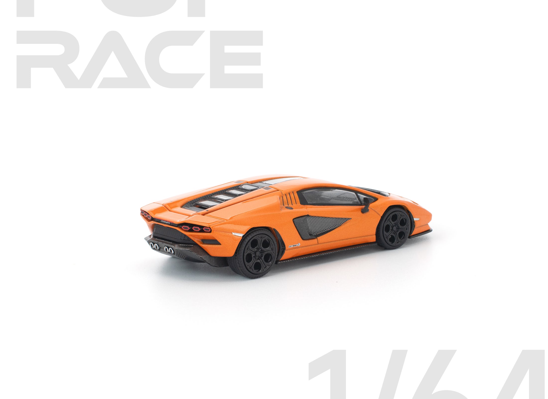 (Pre-order) POPRACE 1/64 LAMBORGHINI COUNTACH LP1 800-4 ARANCIA ATLAS Model Car