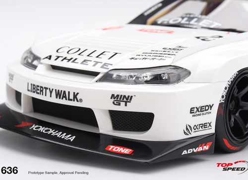 Load image into Gallery viewer, (Pre-order) Top Speed 1/18 Nissan SILVIA(S15) LB-Super Silhouette ATHLETE TS0636
