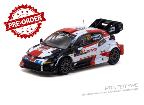 Load image into Gallery viewer, (Pre-order) Tarmac Works 1/64 Toyota GR YARIS Rally1 HYBRID KALLE ROVANPERÄ 2023
