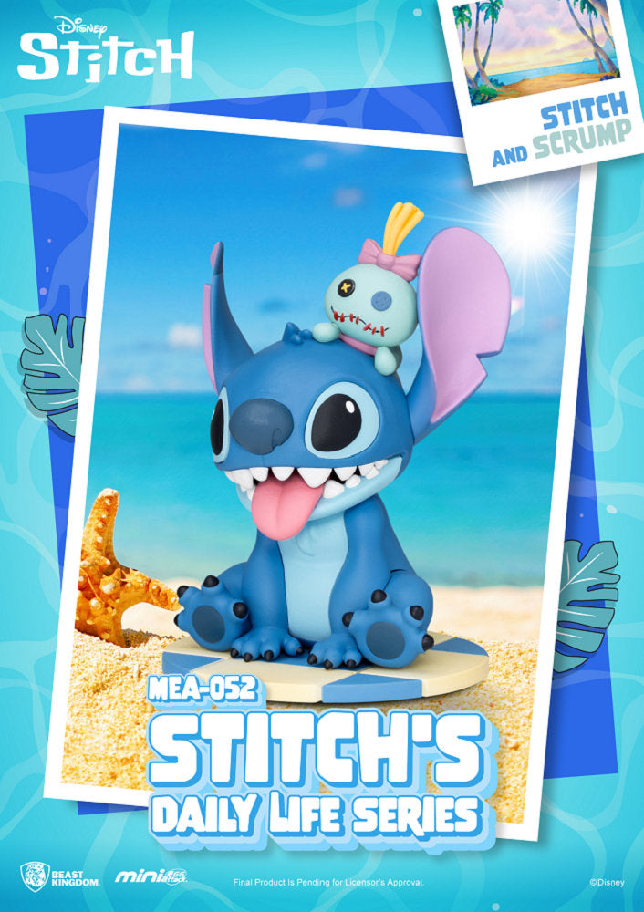 Beast Kingdom MEA-052 Stitch's Daily Life Series Blind Box Set (Full set of 6)