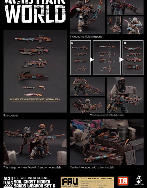 Load image into Gallery viewer, TOYS ALLIANCE x Acid Rain FAV-AP16 Soil Ghost Hidden Sands Weapon Set A
