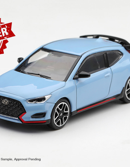(Pre-order) Mini GT #1346 Hyundai Veloster N Performance Blue LHD