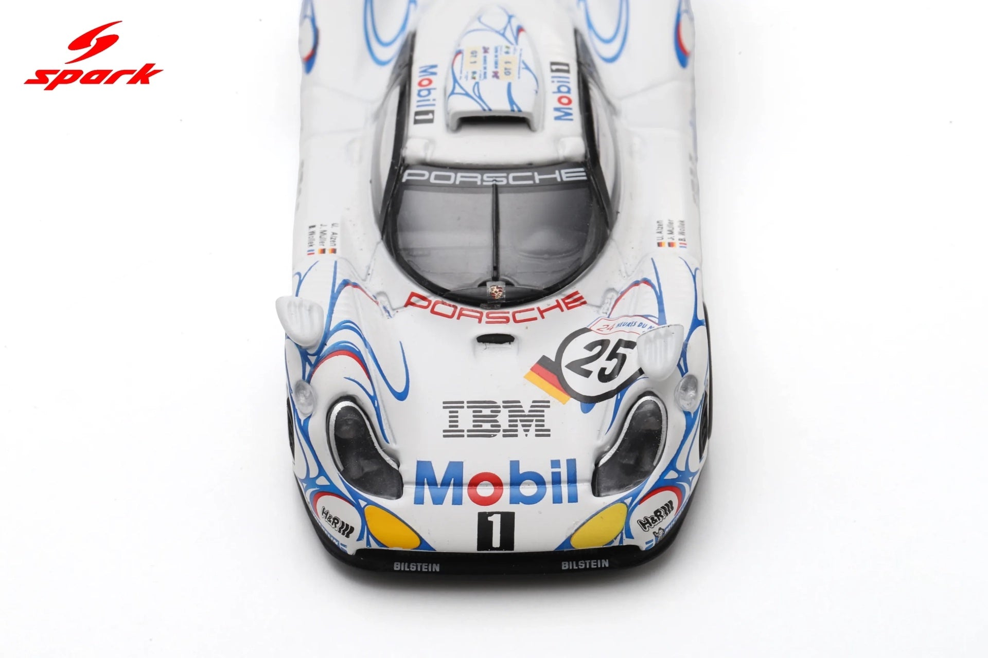 (Pre-order) Spark Porsche 911 GT1 No.25 2nd Le Mans 24H 1998 Diecast Model Car