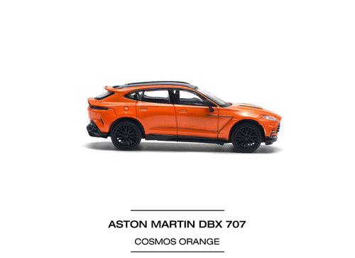 Load image into Gallery viewer, POPRACE 1/64 ASTON MARTIN DBX 707 - COSMOS ORANGE Model Car
