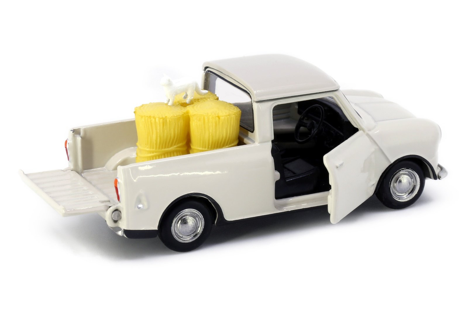 Tiny City Die-cast Model Car - Morris Mini Pickup (Cream)