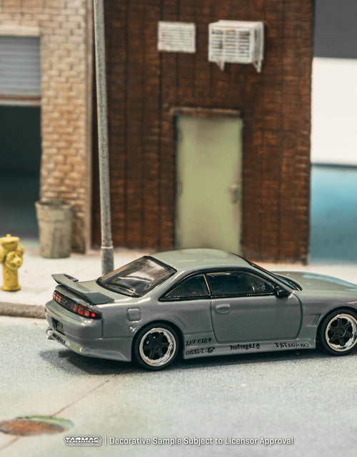 Load image into Gallery viewer, Tarmac Works 1/64 VERTEX Silvia (S 14) Grey Diecast Model Car
