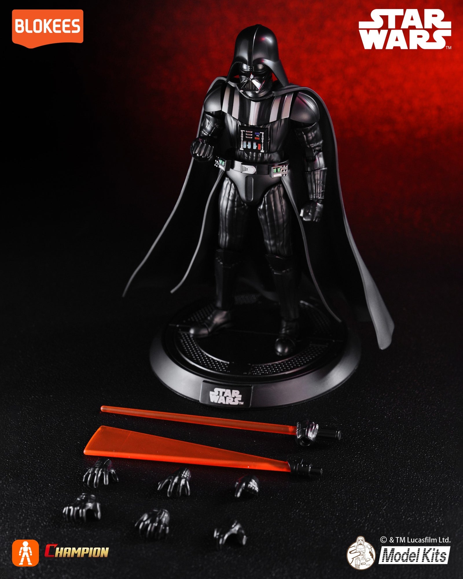 Blokees Star Wars CC01 Series Darth Vader: The Dark Lord of the Sith Model Kits
