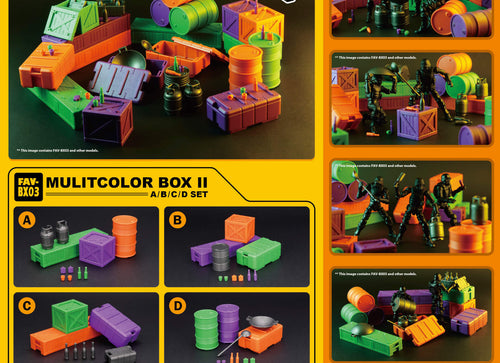 Load image into Gallery viewer, TOYS ALLIANCE FAV-BX03 Ostrich Express! MULTICOLOR BOX II (Full set of 4) 1:18

