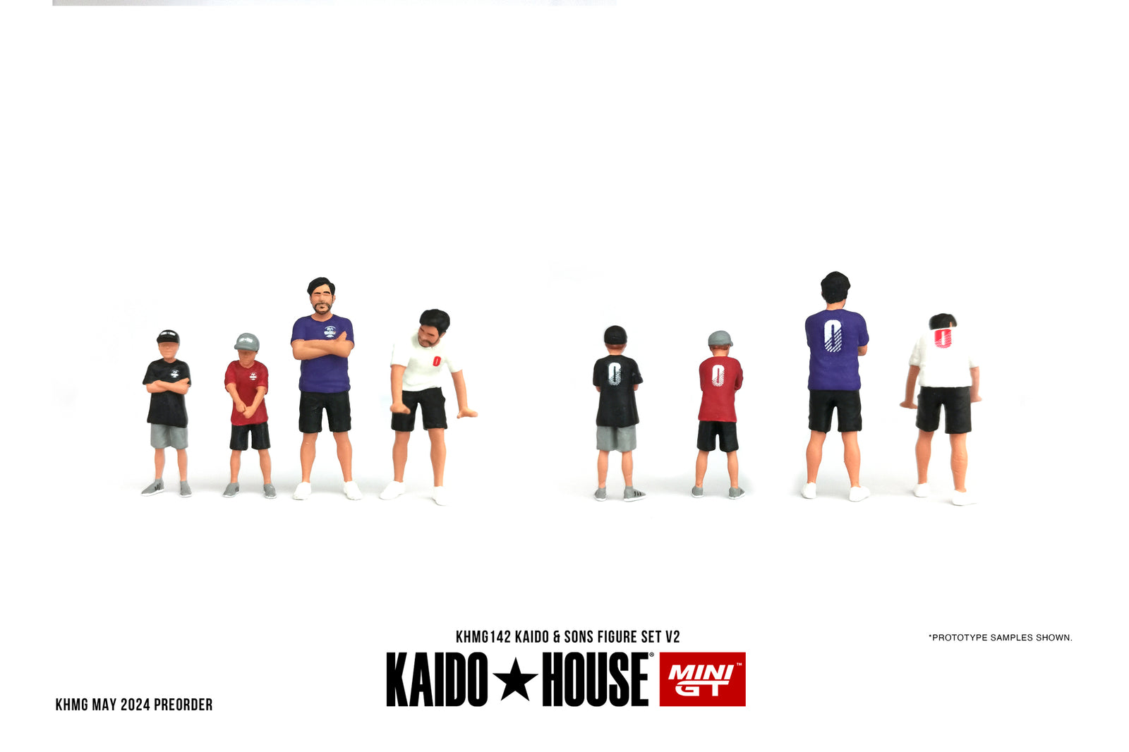 KaidoHouse X Mini GT 1/64 Figure Set Kaido & Sons V2 Mini Figures