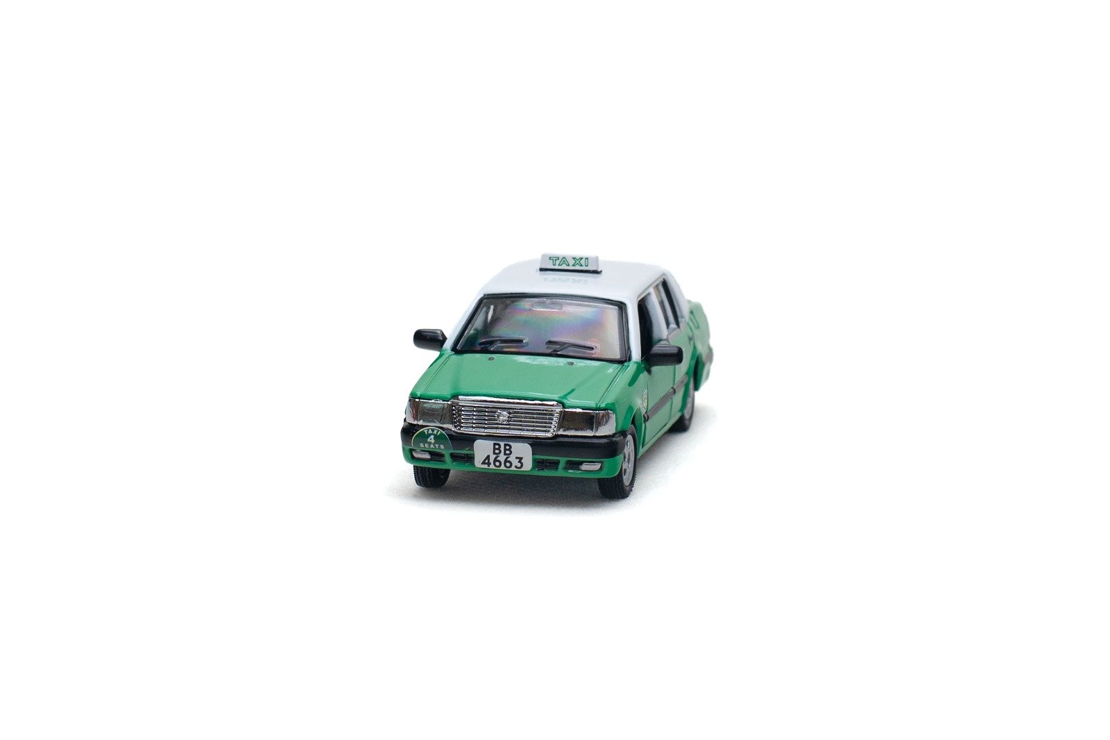 Tiny City 02 Die-cast Model Car 1/64 Toyota Crown Comfort Hong Kong Taxi BB4663