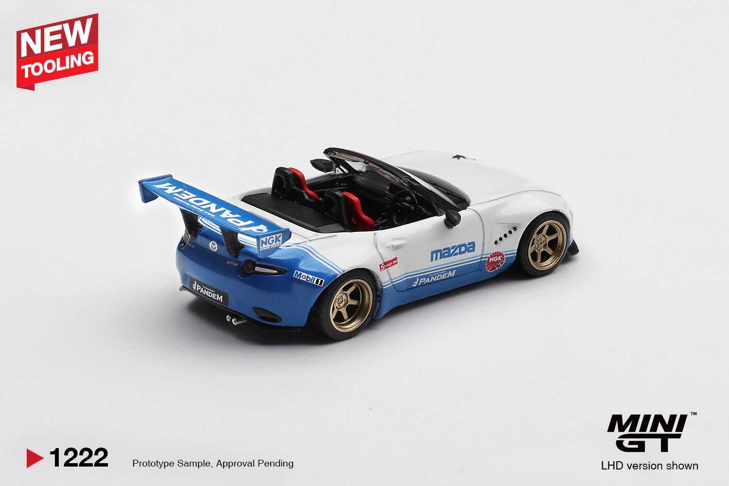 (Pre-order) MINI GT #1222 Mazda Miata MX-5 (ND) Pandem IMSA LHD Diecast Car