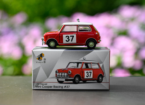 Load image into Gallery viewer, Tiny City 1:50 Die-cast Model Car - Mini Cooper Mk 1 Red (37)
