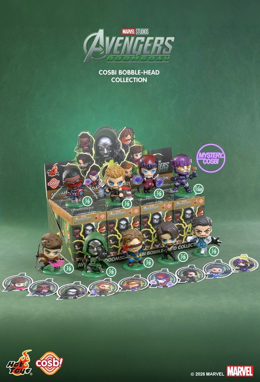 Hot Toys Marvel Avengers Doomsday Cosbi Bobble-Head Collection (Full set of 8)
