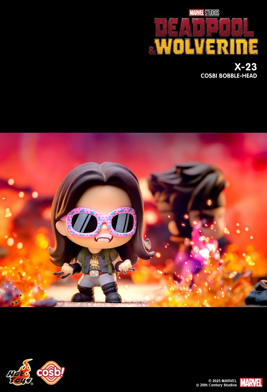 Hot Toys Marvel Deadpool & Wolverine Cosbi Bobble-Head Collection 2 (set of 8)