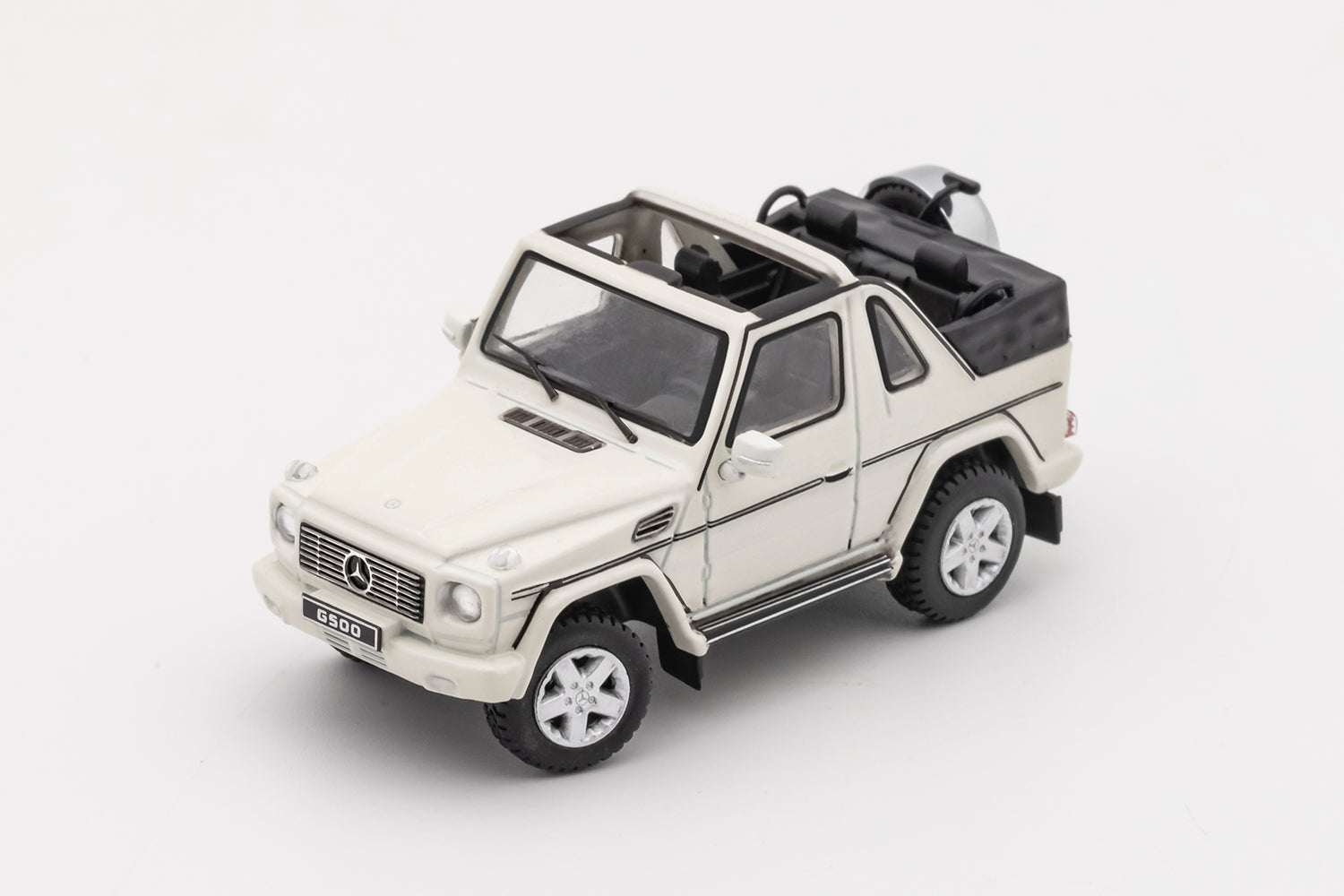 GCD 1/64 Mercedes-Benz G500 Cabriolet - White LHD (With Accessories)