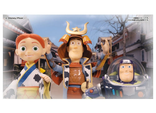 Load image into Gallery viewer, Takara Tomy Toy Story 30th Anniversary Real Size Talking Figure Woody KABUTO Ver
