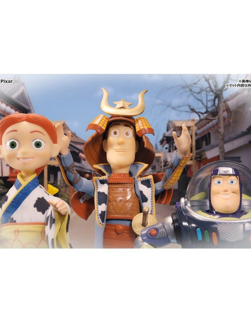 Load image into Gallery viewer, Takara Tomy Toy Story 30th Anniversary Real Size Talking Figure Woody KABUTO Ver
