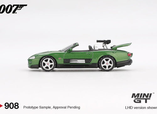 Load image into Gallery viewer, Mini GT #908 1/64 Jaguar XKR "Die Another Day" with Eng. Mini Poster
