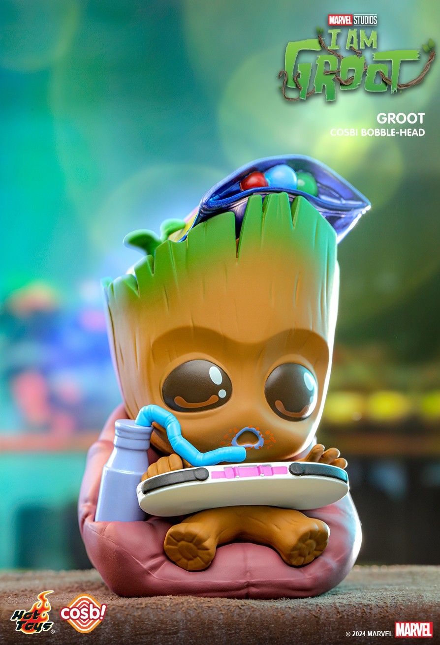 Hot Toys Disney I Am Groot Cosbi Bobble-Head Collection 2 Full Set