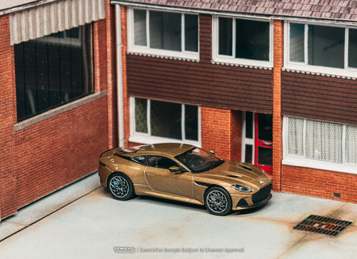 Load image into Gallery viewer, (Pre-order) Tarmac Works 1/64 Aston Martin DBS Superleggera Brown Metallic Model
