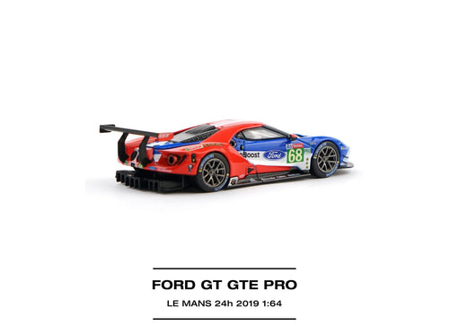 Load image into Gallery viewer, (Pre-order) POPRACE 1/64 - FORD GT GTE PRO LE MANS 24H 2019 Diecast Model Car

