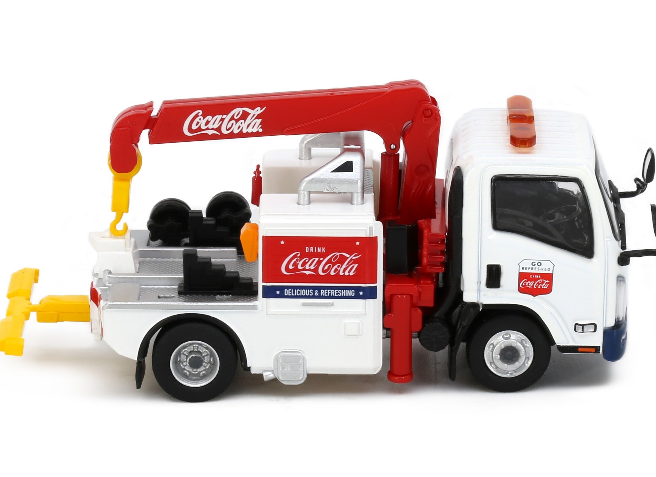 Tiny City Die-cast Model Car - Isuzu N Series Tow Truck Coca-Cola