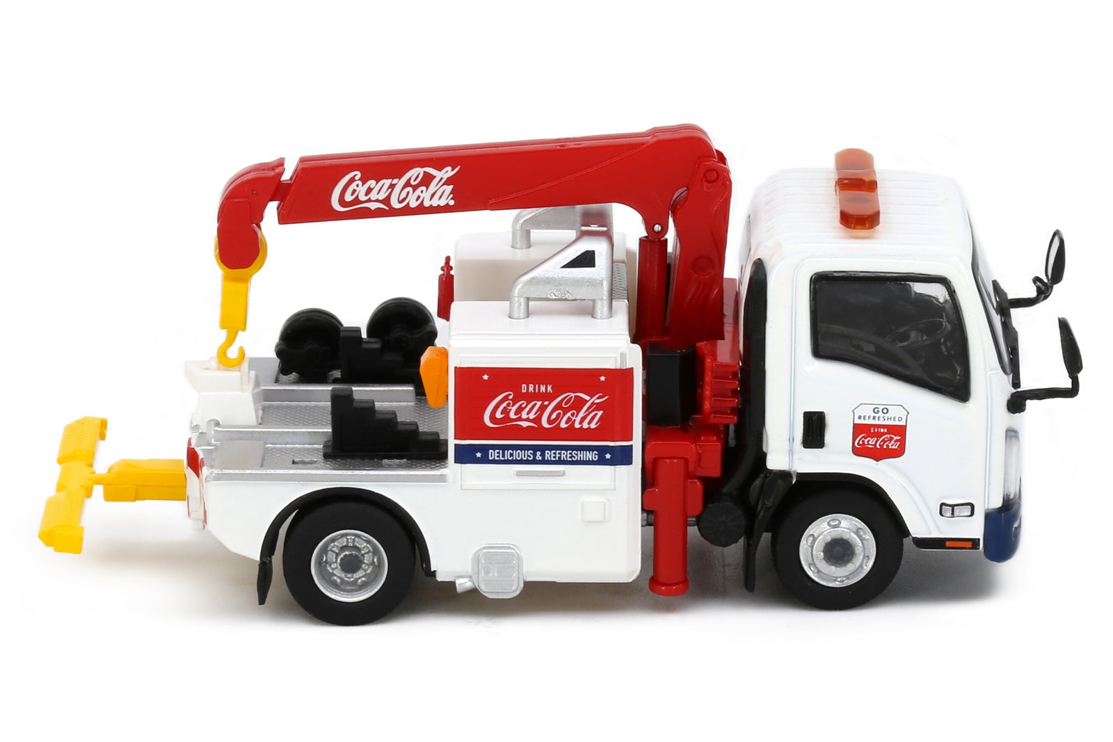 Tiny City Die-cast Model Car - Isuzu N Series Tow Truck Coca-Cola