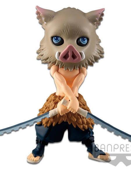 Banpresto Demon Slayer Kimetsu no Yaiba Q posket petit Inosuke Hashibira figure
