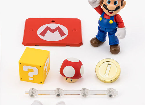 Load image into Gallery viewer, Bandai S.H.Figuarts MARIO Super Mario [Re:PACKAGE] Action Figure Set
