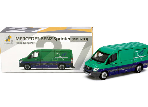 Load image into Gallery viewer, Tiny City 27 Die-cast Model Car - MERCEDES-BENZ Sprinter Post Office
